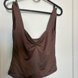 Elegant Brown Camisole Top